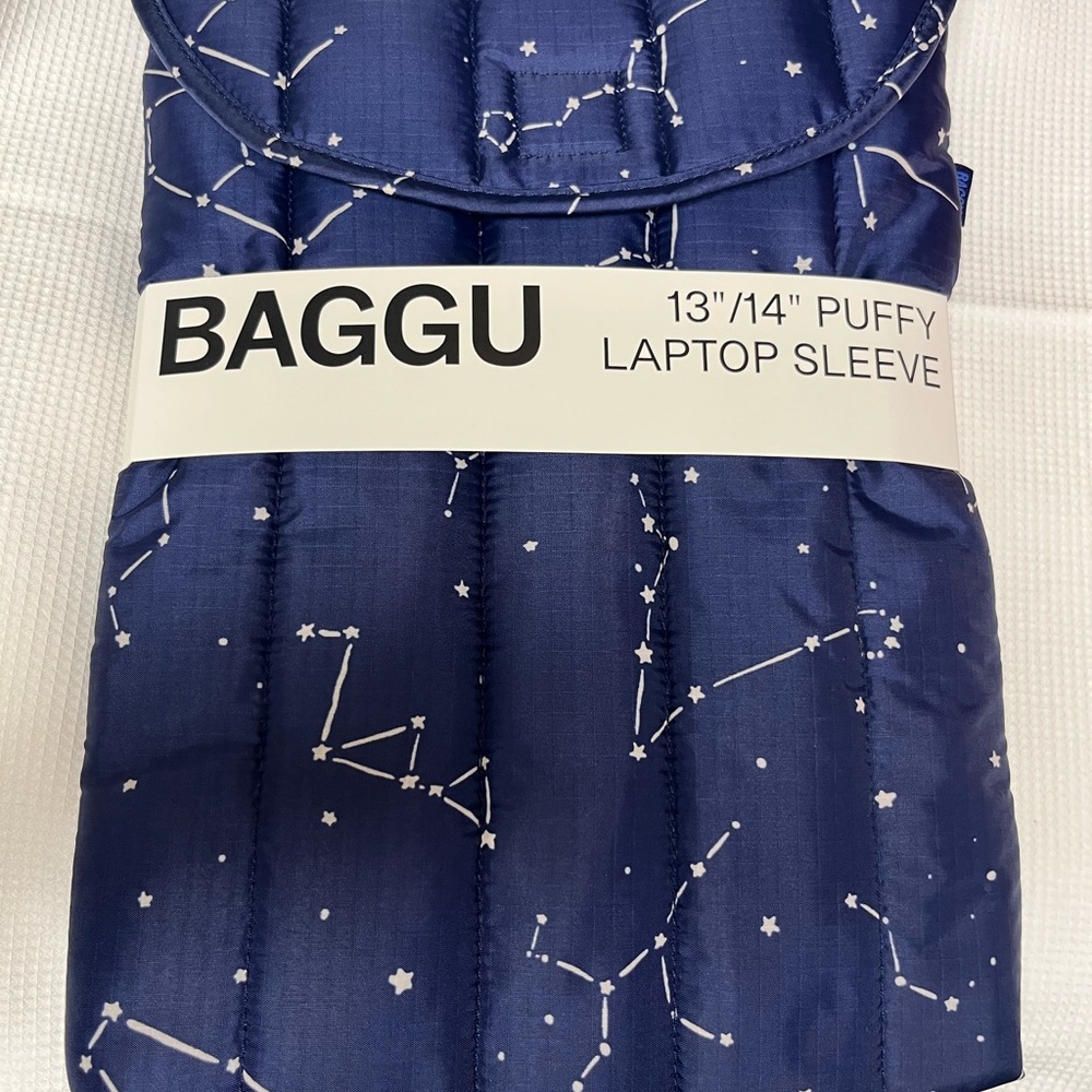 BAGGU Navy Starry Night Laptop Sleeve